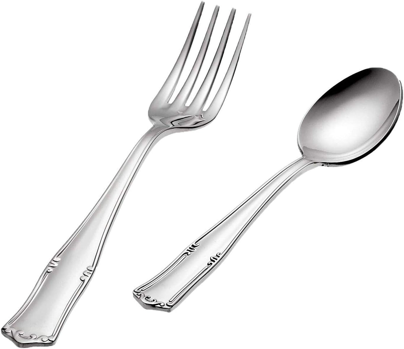 Ensemble de couverts Bavaria Moka, acier inoxydable, couleur argent, passe au lave-vaisselle Naty Shop Kitchen