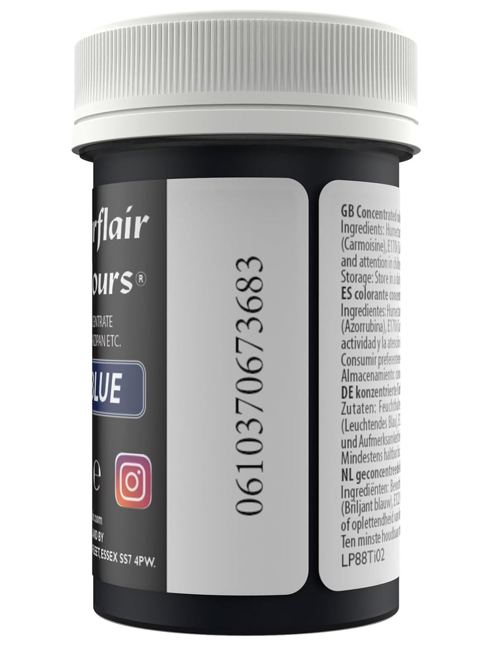 Colorant alimentaire Sugarflair Paste Pastel Bleu Aztèque, colorant alimentaire pour pâtes, fondant et massepain, Couleurs concentrées Spectrales - 25 g