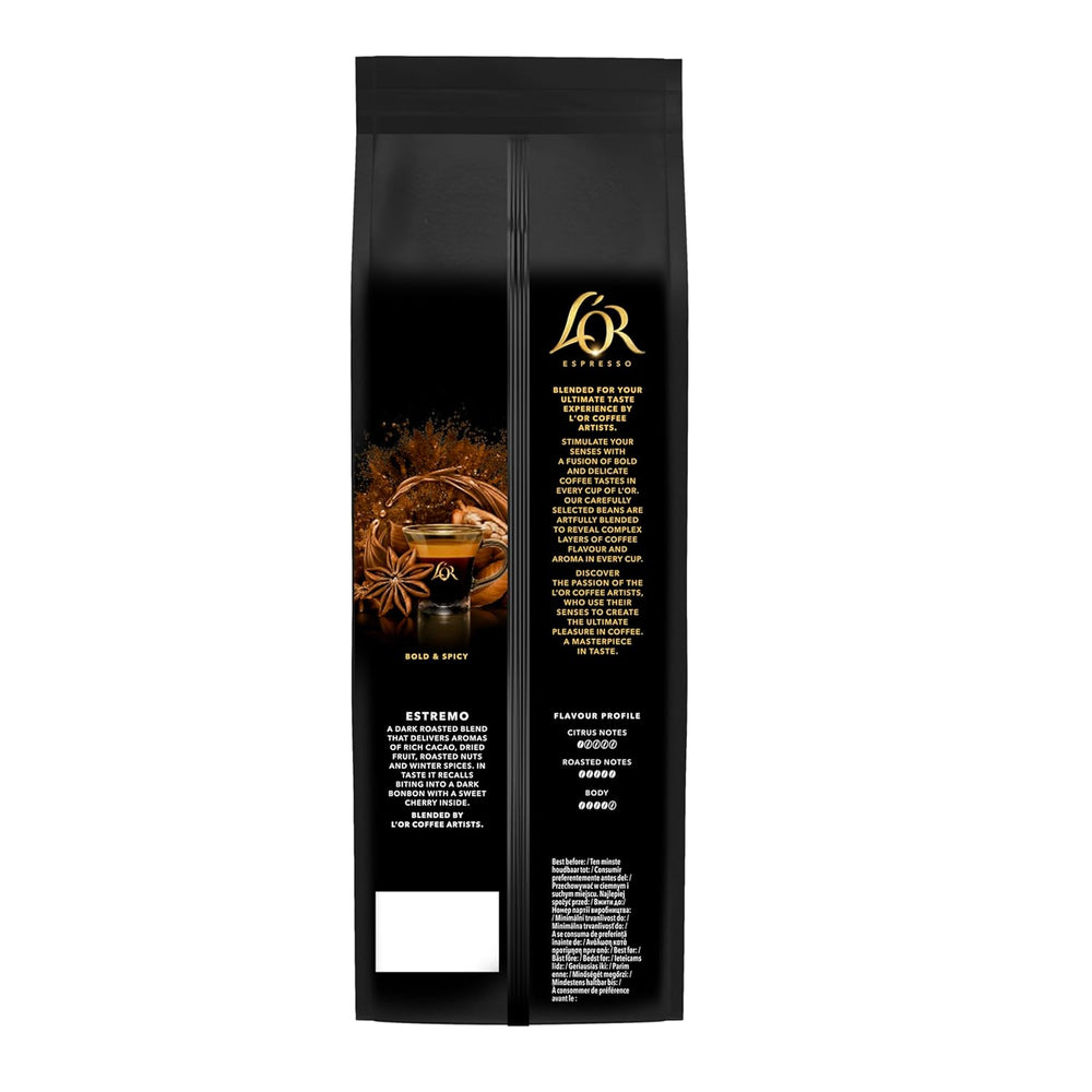 Café en grains L'OR Espresso Estremo | Intensité 11 | 500g
