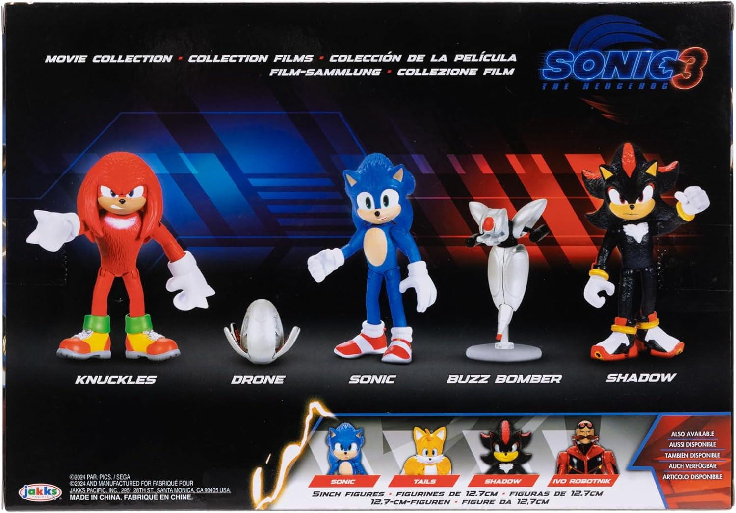 Sonic 3 Film 6 Cm Figurines Multipack Figurines Naty Shop