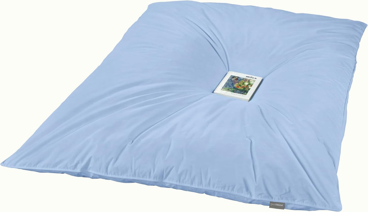 Couette à bulles rétro Traumnacht avec rembourrage 100% plumes de canard, 135 X 200 cm, pas en duvet, produite selon la norme de qualité allemande Quilts et quilts Naty Shop Titre par défaut