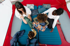 Oreiller compressible Therm-A-Rest Cascade avec cordon, oreiller de camping, couleur : Topowave, taille : L Naty Shop Oreillers de voyage