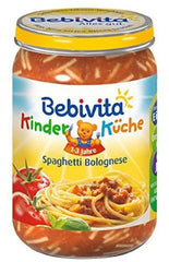 BebiVita, Spaghetti Bolognese, set 6 x 250 grammes Mère et Enfant Naty Shop 6 x 250 grammes Spaghetti Bolognese