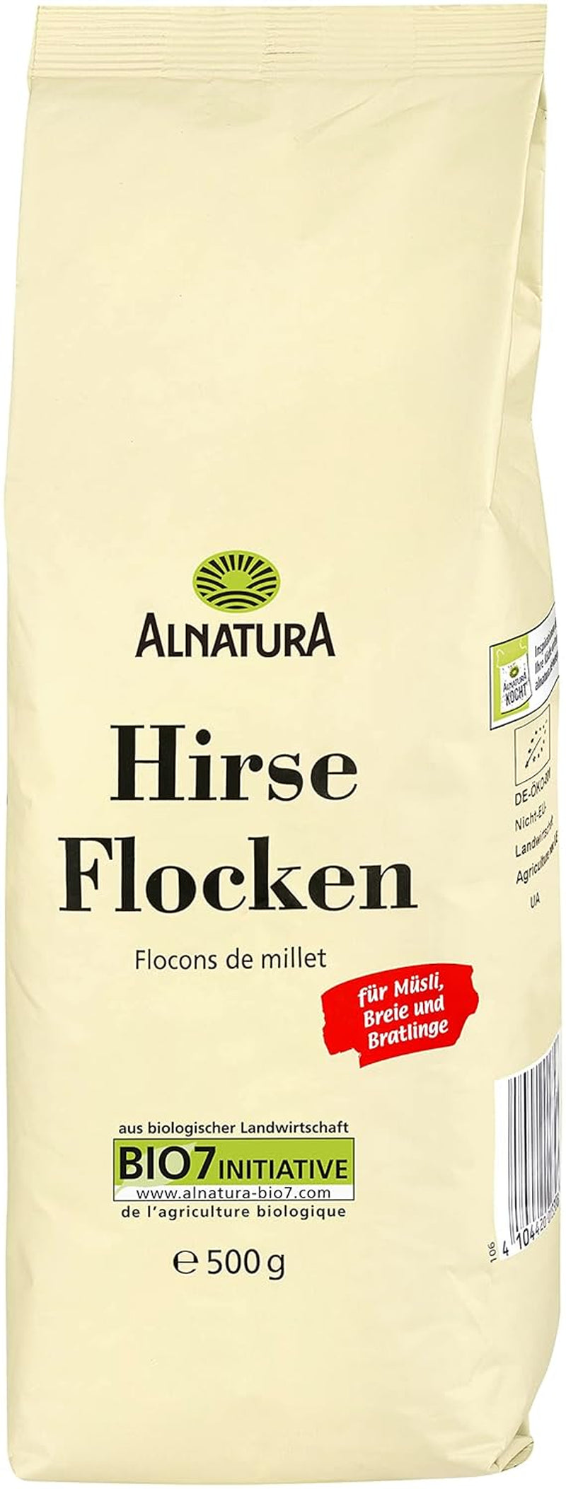 Flocons de millet bio, 500g