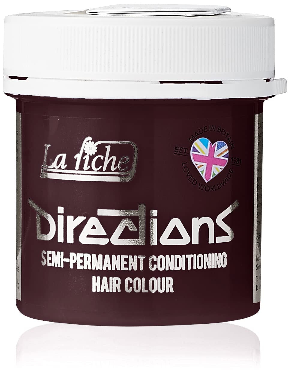 La Riché rose flamant rose 100ml (1 paquet) Naty Shop Teinture capillaire Rouge 1 pièce (1 paquet)