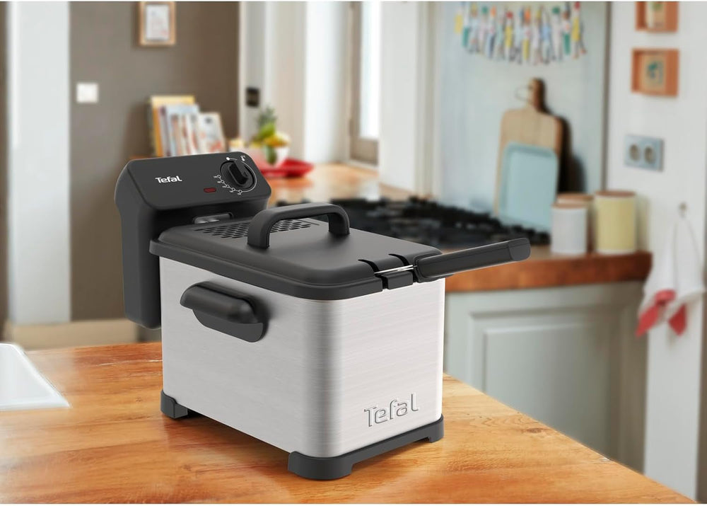 Tefal Family Pro Access 4,0L, 3000 Watt, semi-professionnel, avec huile, réservoir d'huile amovible, technologie de zone de refroidissement Électroménager Naty Shop