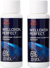 Wella Welloxon Crème oxydante 6 pour cent 60 ml, paquet de 2 (2 x 0,06 L) Teinture capillaire Naty Shop Titre par défaut