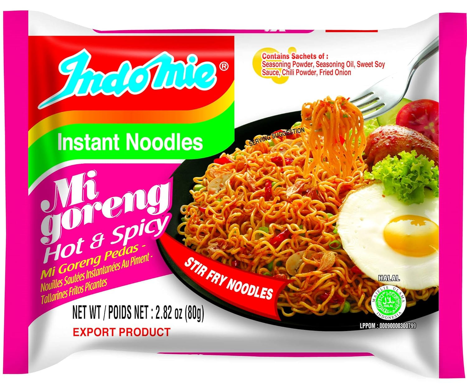 INDOMIE - Nouilles instantanées Mi Goreng - Multipack (40 x 80g)