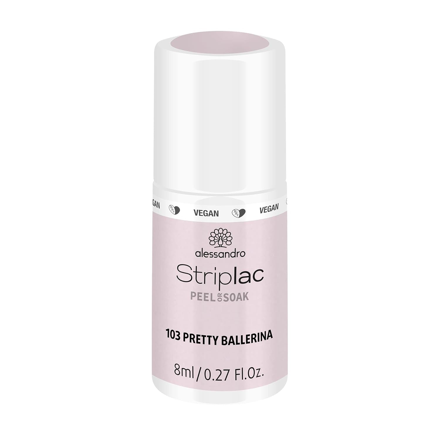 alessandro Striplac UV-Nagellack Lilly Billy – Doux et facile à utiliser – Application facile grâce à la technologie Peel-Off – Vegan et sans alcool – 8 ml
