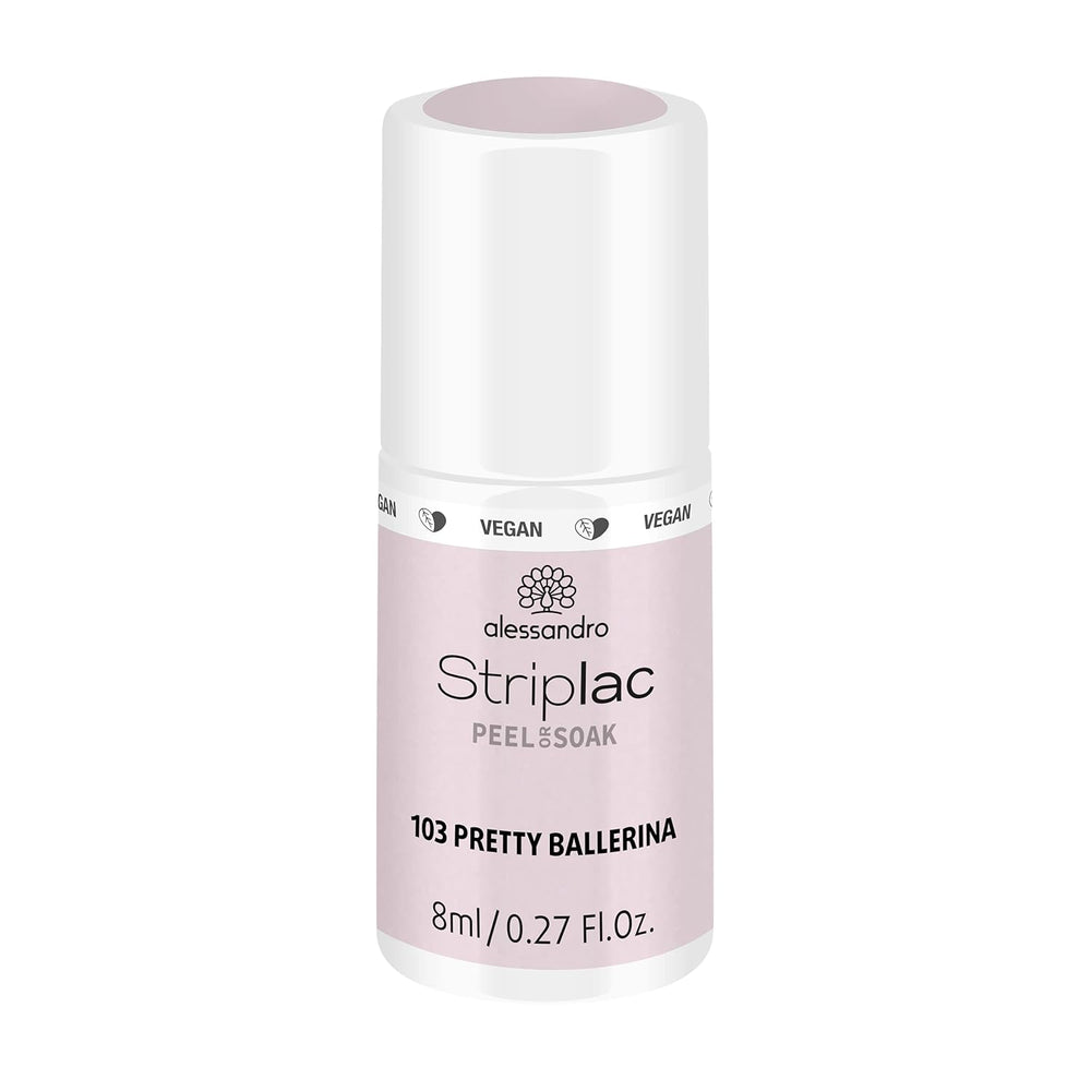 alessandro Striplac UV-Nagellack Lilly Billy – Doux et facile à utiliser – Application facile grâce à la technologie Peel-Off – Vegan et sans alcool – 8 ml