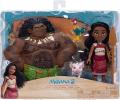 Coffret Moana 2 Vaiana et Maui 15cm