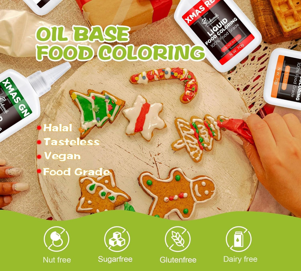 Colorant alimentaire liquide, ensemble de colorants alimentaires velours rouge pour la cuisson de gâteaux, macarons, biscuits, colorant alimentaire pour la décoration de gâteaux, liquide pour colorer les boissons (70 g x 3)