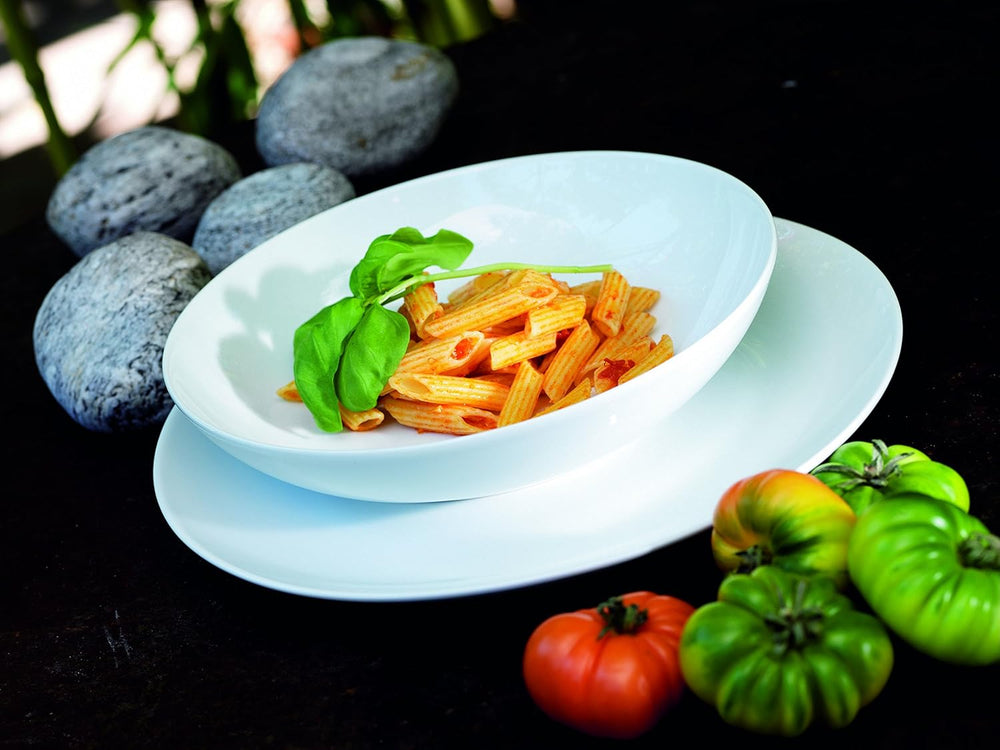 Mäser Barca service de table pour 6 personnes, lot de 12, porcelaine, blanc