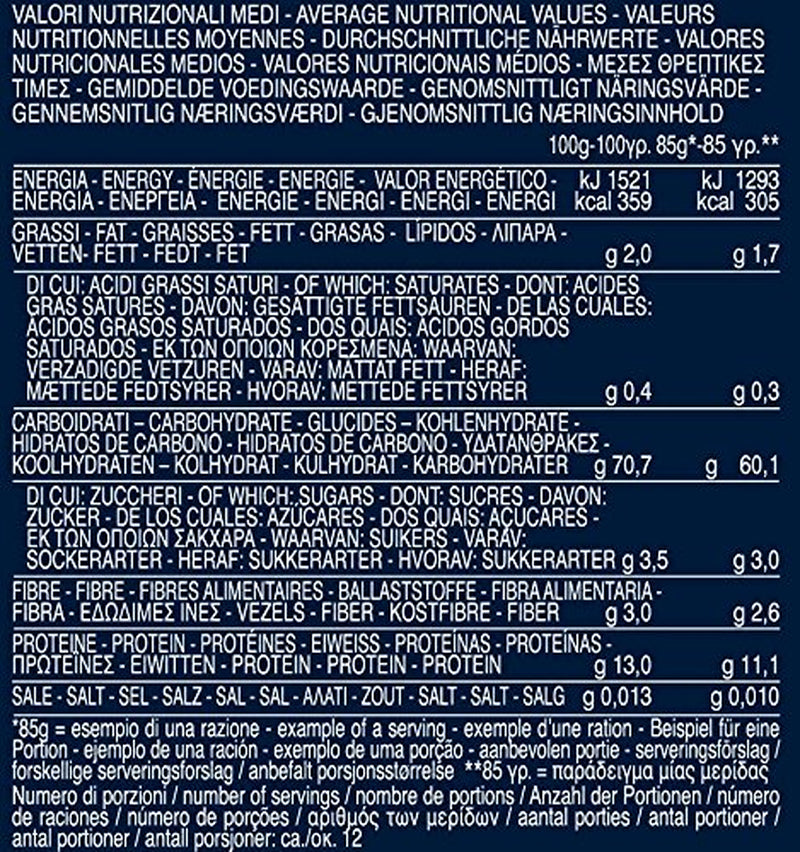 Barilla Selezione Oro Chef Orecchiette Pugliesi, paquet de 9 (9 x 1kg)