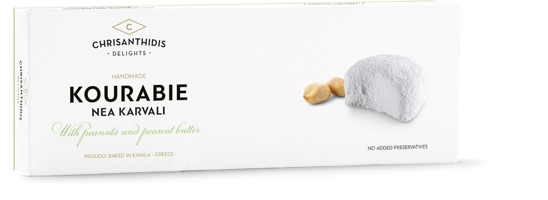 Chrisanthidis SA Biscuiți cu unt Kourabie și migdale 200g, pachet de 2 (2 x 200g)