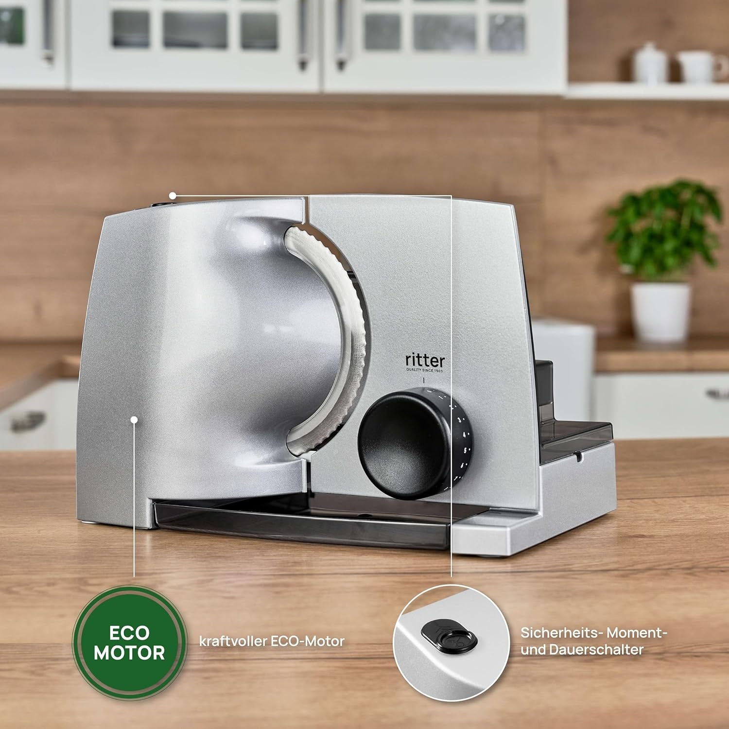 Ritter Compact 1, trancheuse universelle (pain et saucisson) Râpes et trancheuses Naty Shop