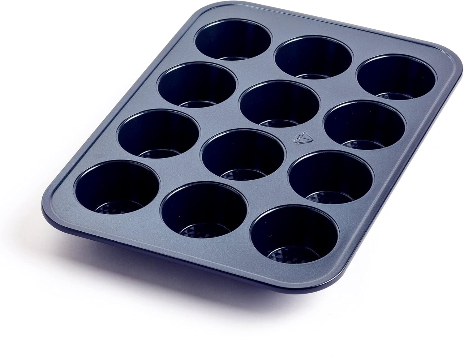 Blue Diamond Bakeware 12Er Muffinform Mit Antihaftbeschichtung, Blau Moules et plaques à pâtisserie Naty Shop Muffinform
