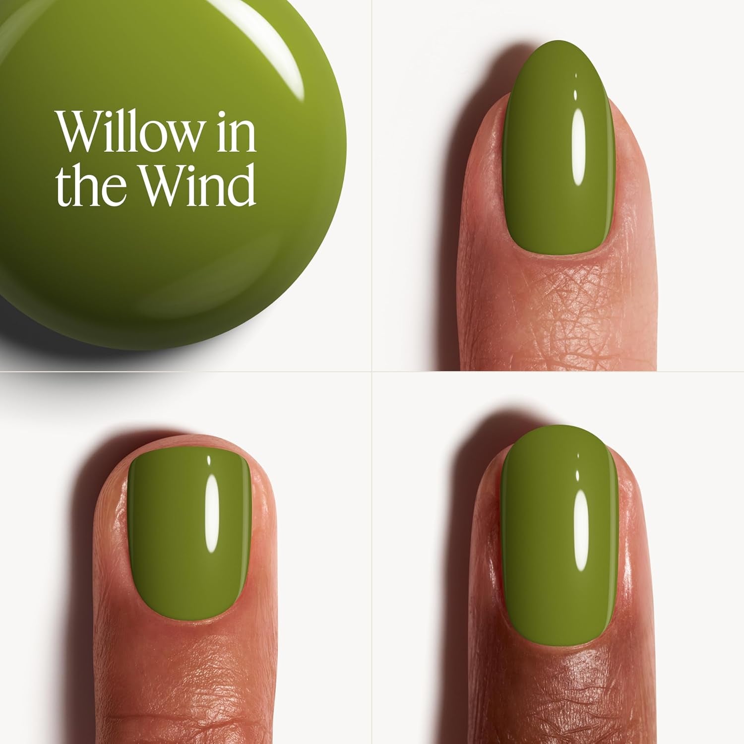 Vernis à ongles Essie au fini crémeux pour ongles intensément colorés, non. 823 saule dans le vent, vert, 1 x 13,5 ml