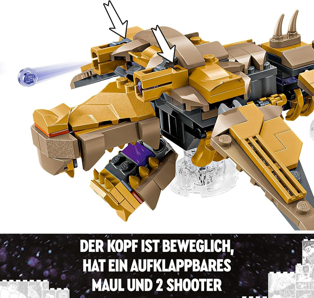 LEGO Marvel Avengers contre. Ensemble de jouets de construction Léviathan avec figurines Hulk et Captain America, Loki, Black Widow et Chitauri Ensemble de jeu Avengers pour garçons et filles à partir de 7 ans 76290 Ensembles de construction Besuche den LEGO-Store