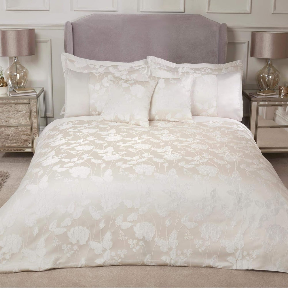 Emma Barclay Butterfly Meadow Couette pour lit king size, 100 % polyester, crème Naty Shop Couettes et couettes Cream King Size