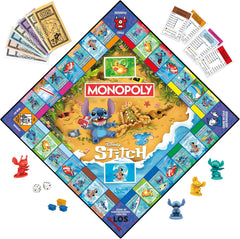 Jeu de société Monopoly Disney Stitch Edition - Version allemande