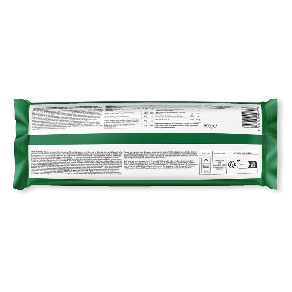 Spaghettis de blé entier d'Amazon, 500g