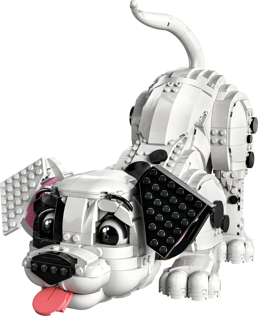 LEGO ǀ Disney Welpe aus 101 Dalmatiner - Individuell gestalltbares Bauset für Erwachsene - Verwandelbar in 6 süße Hunde mit drehbarem Kopf und Schwanz - DIY Deko - Geschenkidee für Fans - 43269