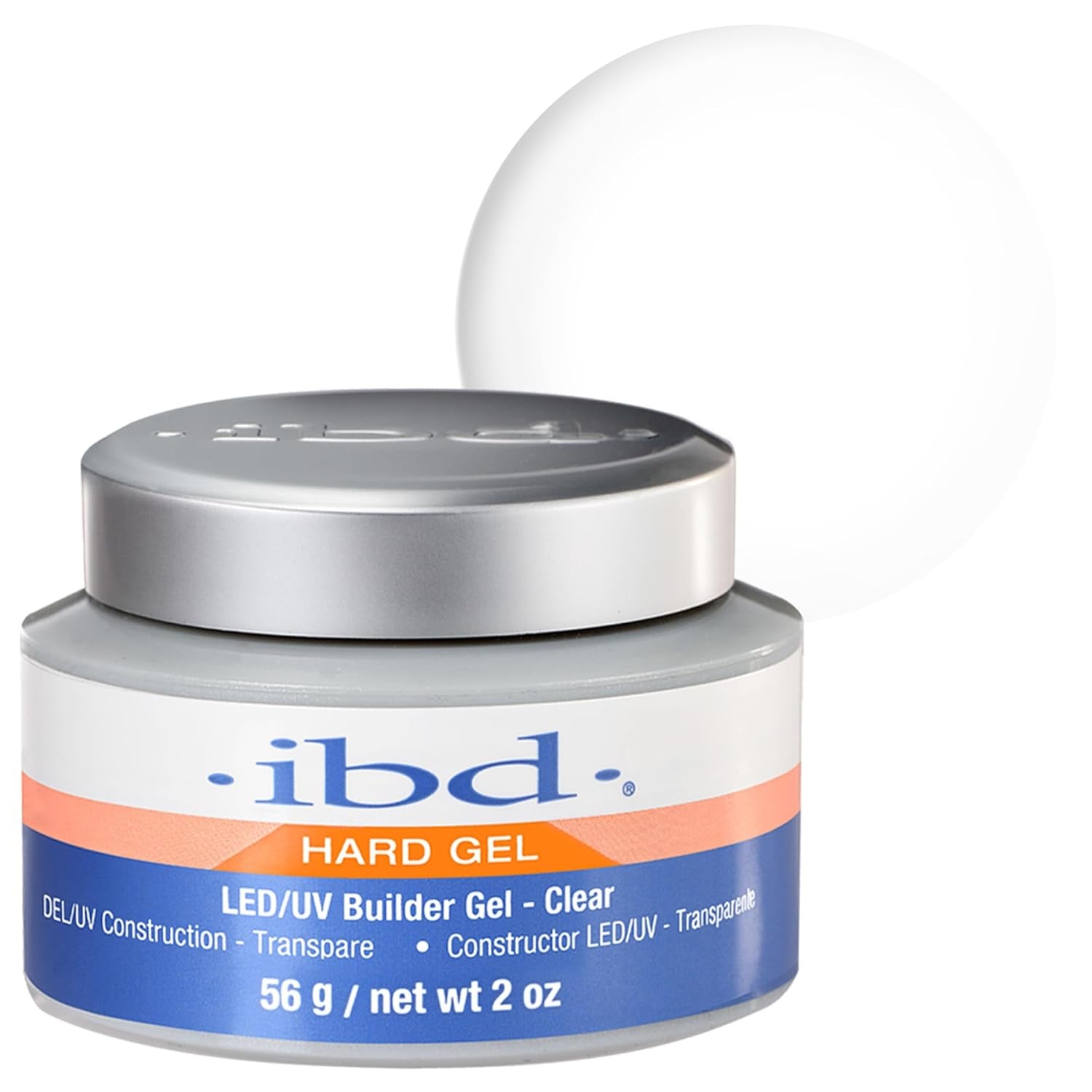 Gel dur IBD – Gel de construction LED/UV Rose II, 1 paquet (1 x 56 g) – Fabriqué aux États-Unis – Construction des ongles à la maison – Pas de rendez-vous ni de salons de manucure bruyants