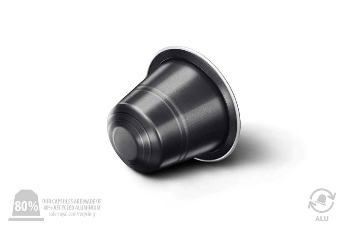 Café Royal Ristretto – Capsules de café compatibles Nespresso®, 100% Arabica, torréfaction intense, foncée, intensité 11/12, Rainforest Alliance, 36 capsules