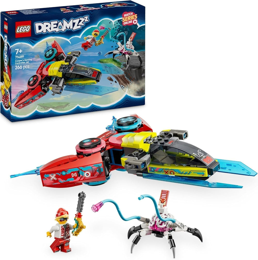 LEGO Dreamzzz Coopers Contrôleur de jeu vidéo volant Jouet fantastique 2 en 1 Figurine d'araignée Ensemble de jeu vidéo Cadeau pour filles et garçons de 7 ans 71489 Ensembles de construction Besuche den LEGO-Store Default Title