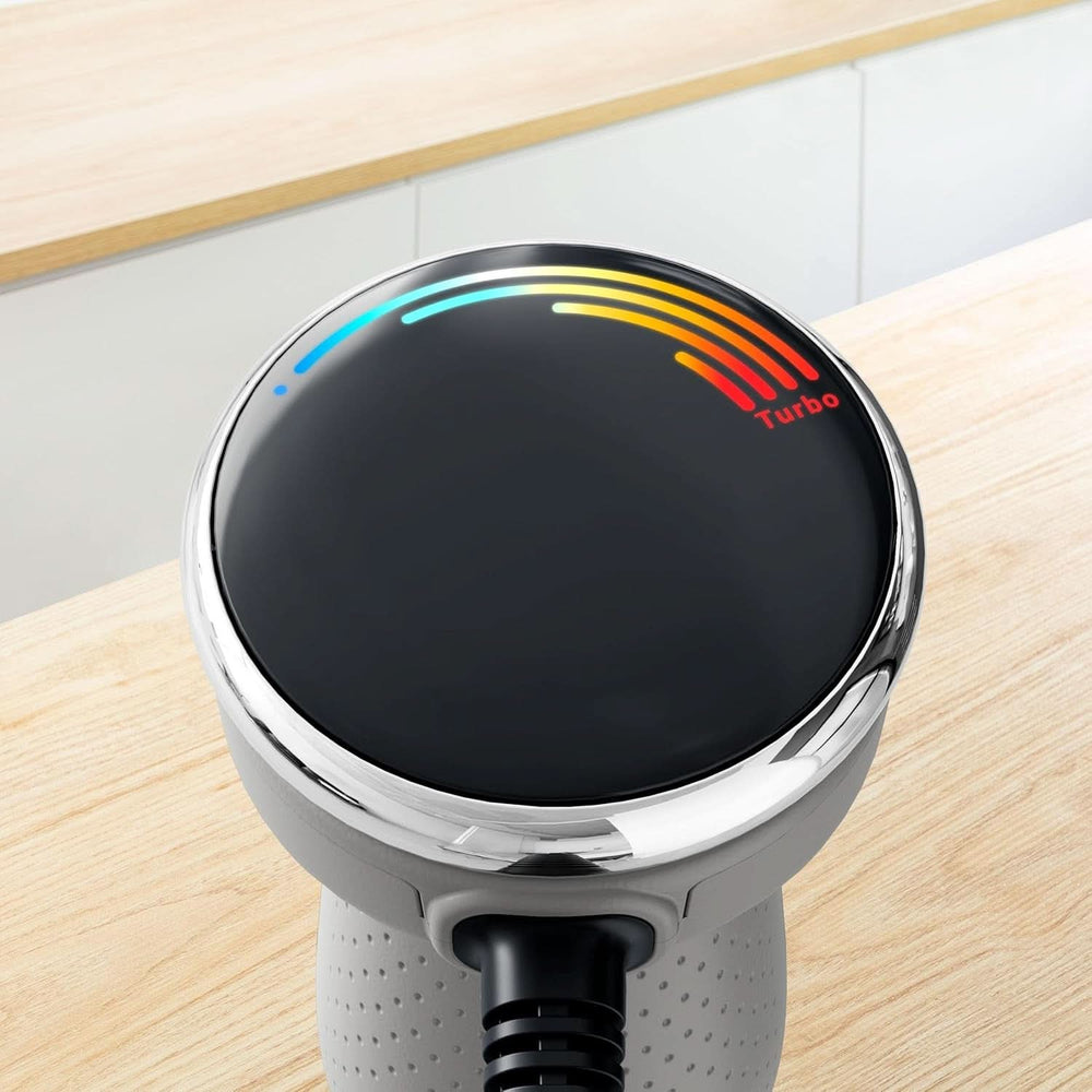 Tefal Quickchef+ 3-In-1 XL Stabmixer/Zerkleinerer/Schneebesen, 1000 W, Intuitif Geschwindigkeitsregelung, Turbo-Taste, Powelix-Messer-Technologie, Edelstahl, Grau, HB67MB30 Kitchen Naty Shop