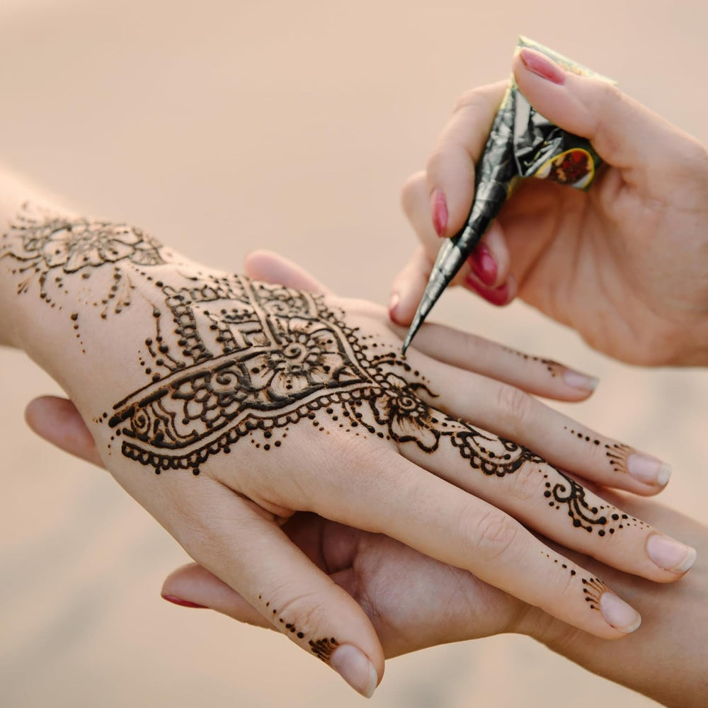 200 g de poudre de henné – Cheveux reflet rouge cuivré – Coloration cheveux – 100 % naturel, pur et sans additifs | Teinture capillaire en poudre fine Naty Shop