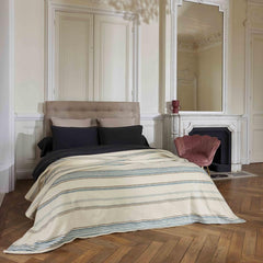 Toison D'Or Angle, 220 X 240 Cm, blanc/bleu/lunette Couettes et couettes Naty Shop Titre par défaut