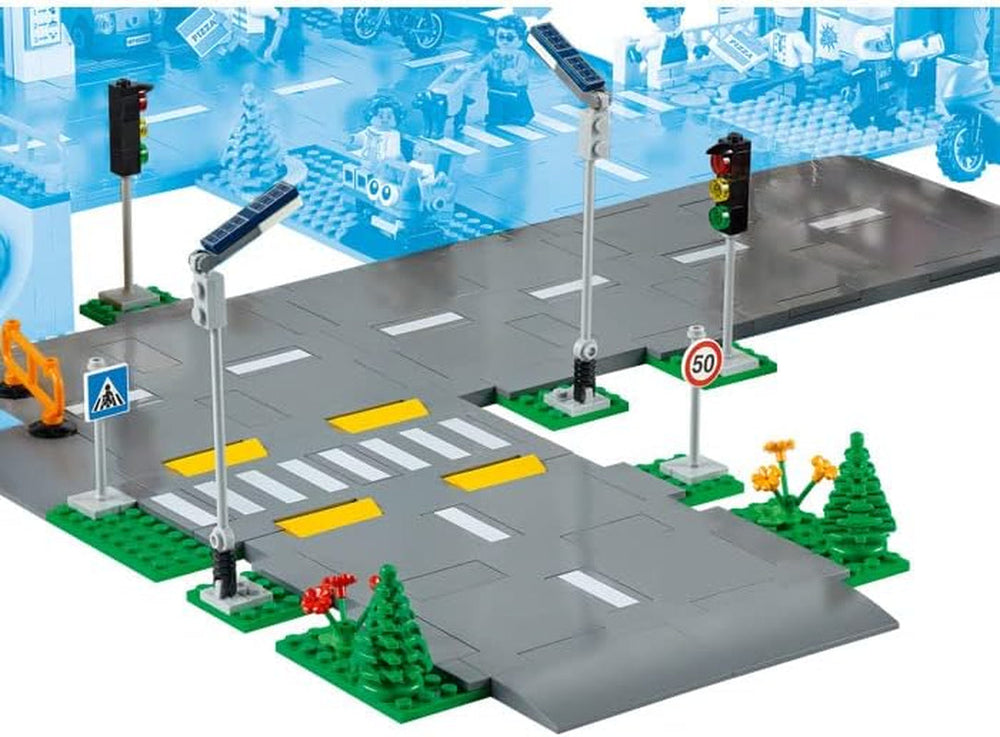 LEGO City Road Intersection avec feux de circulation - Ensemble de construction avec briques phosphorescentes 60304 Jeux de construction Besuche an LEGO-Store