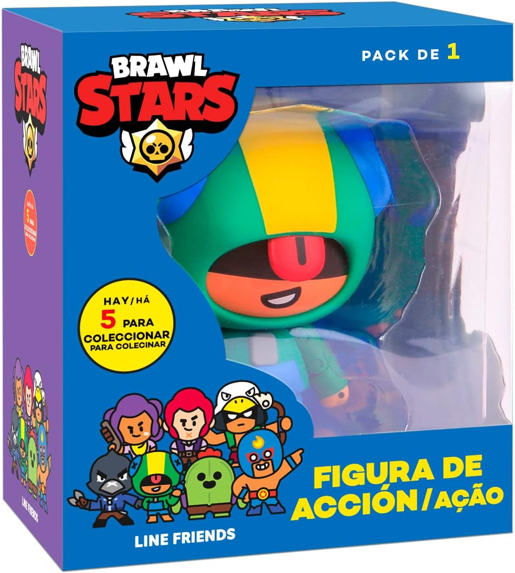 Bizak Brawl Stars 64116011 figurine en boîte figurines Lion multijoueur Battle Player Mobile 11 Cm figurines Naty Shop