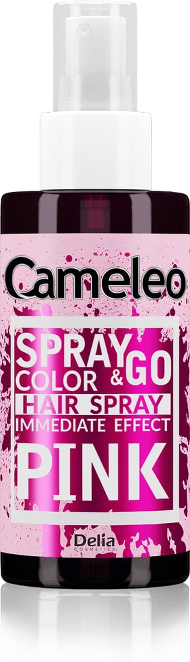 Cameleo - Spray & Go - spray colorant capillaire - violet - pour cheveux blonds, blond platine et gris - vaporisez simplement et c'est parti - semi-permanent - résultat instantané - spray colorant capillaire carnaval - 150 ml Naty Shop Pink Hair Dye 150 Ml (1 pack)
