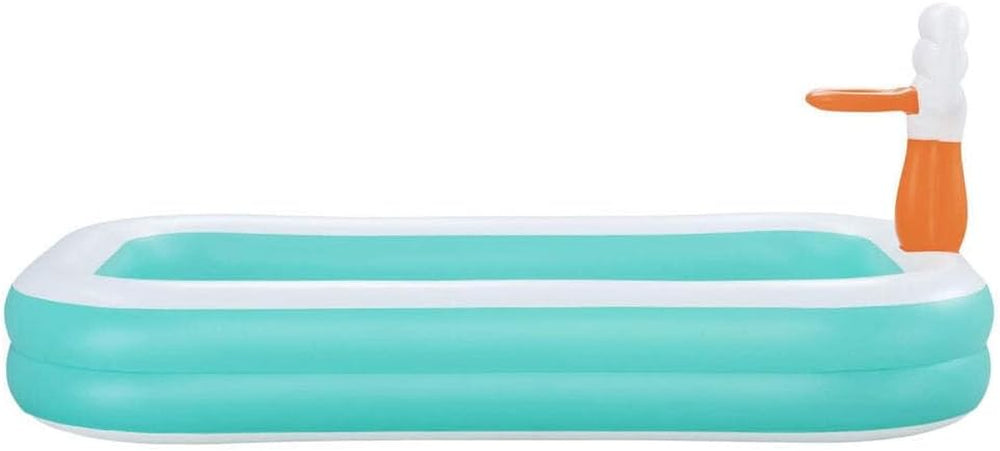 Piscine Bestway Family Dunk N' Splash avec paniers de basket 251 x 168 x 102 cm