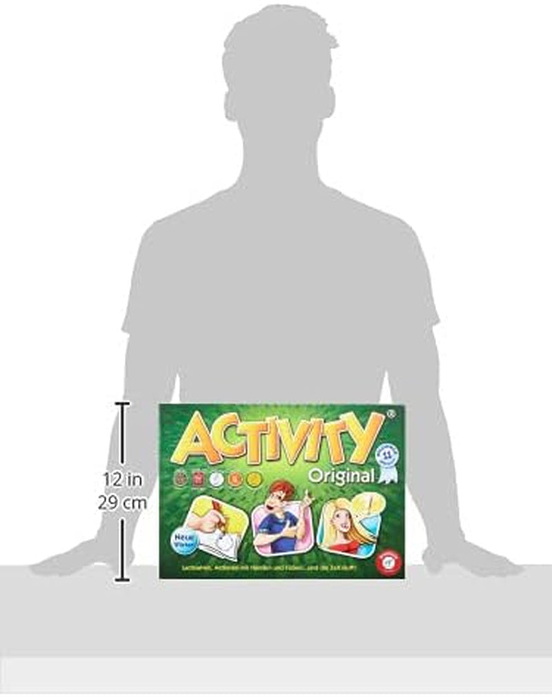 Piatnik 6028 - Jeu d'activités original | Jeu classique pour les fêtes et soirées de jeux | Pantomime, dessin et explications obligatoires | 2 640 nouveaux termes | Maximum 16 joueurs possibles