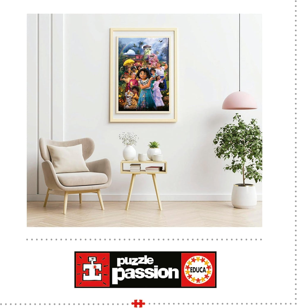 Educa - Puzzle 500 pièces pour adultes | Disney Encanto, puzzle 500 pièces pour adultes et enfants à partir de 11 ans, puzzle pour enfants (19572) Puzzle Naty Shop
