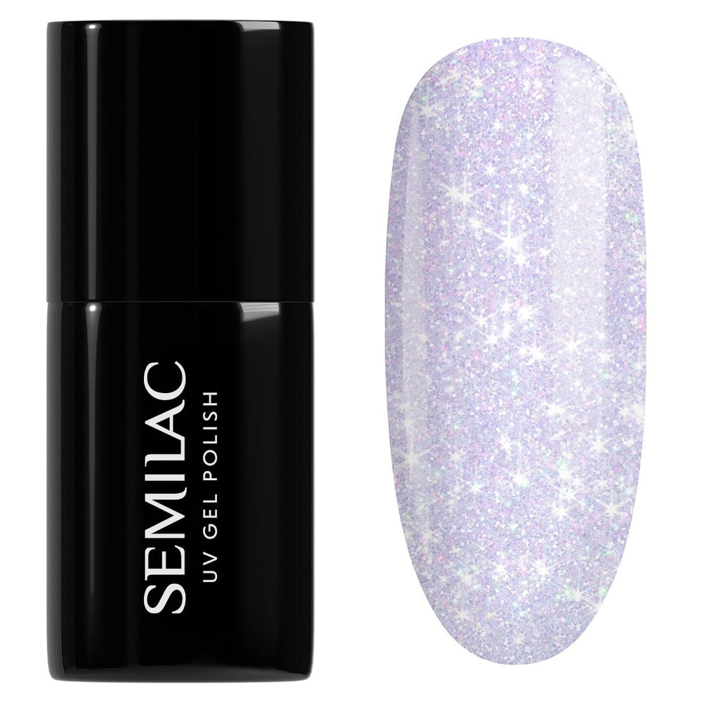 Vernis à ongles UV Semilac Hybrid 240 Icy Waterfall 7ml, collection Seaqueen
