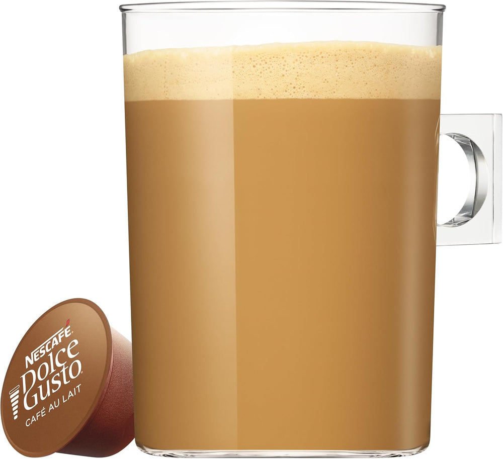 Nescafé Dolce Gusto – Dolce Gusto Café au Lait 16 CAPSULES 160 g (X6)