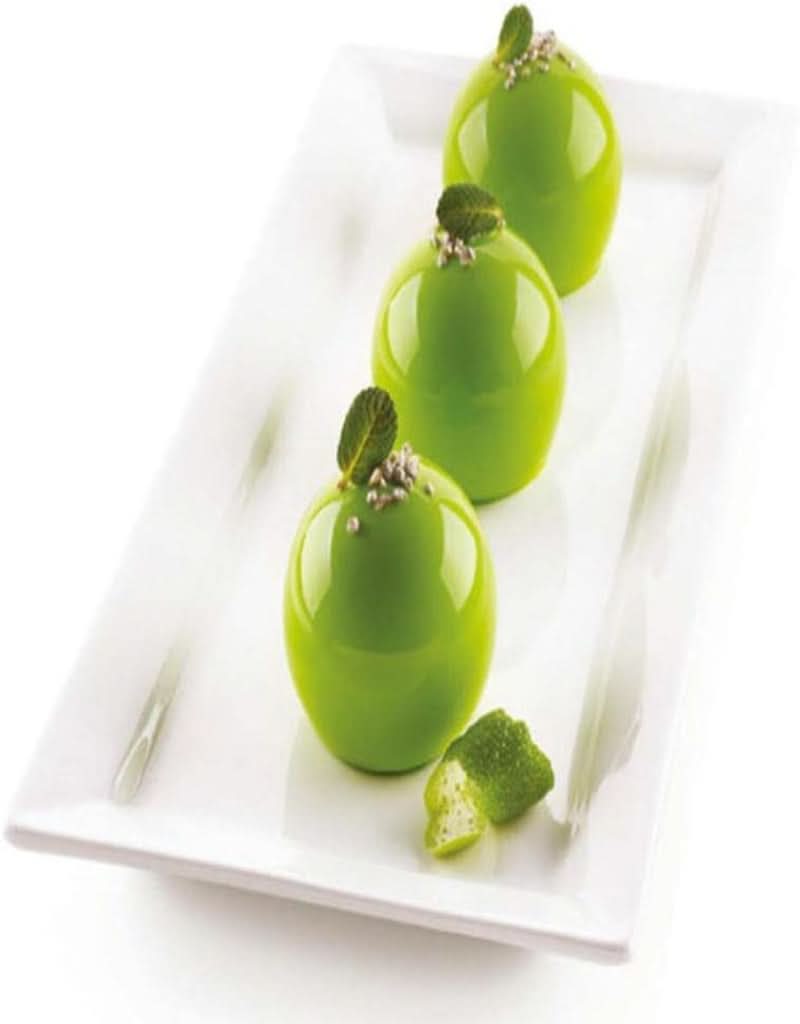 Silikomart, Moule pour gâteaux Tartufo en silicone, 8 Ports Simples, Ø 62 H 52 mm Cuisine Naty Shop