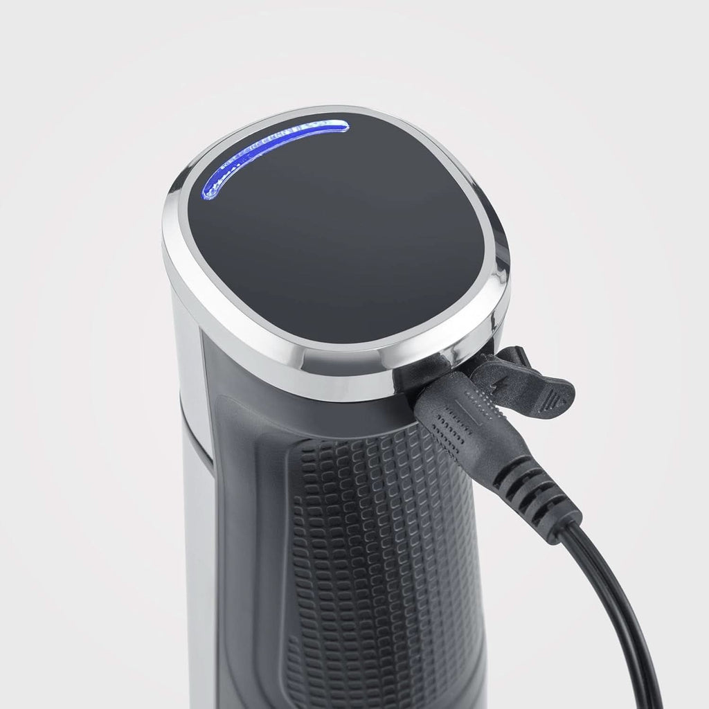 SEVERIN Kabelloser Stabmixer Mit Premium-Set, Abnehmbarer Mixstab, Mit Pürierstab, Multizerkleinerer, Mixbehälter, Kartoffelstampfer & Schneebesen, Schwarz/Edelstahl-Gebürstet, SM 3775 Mama si Copilul Naty Shop