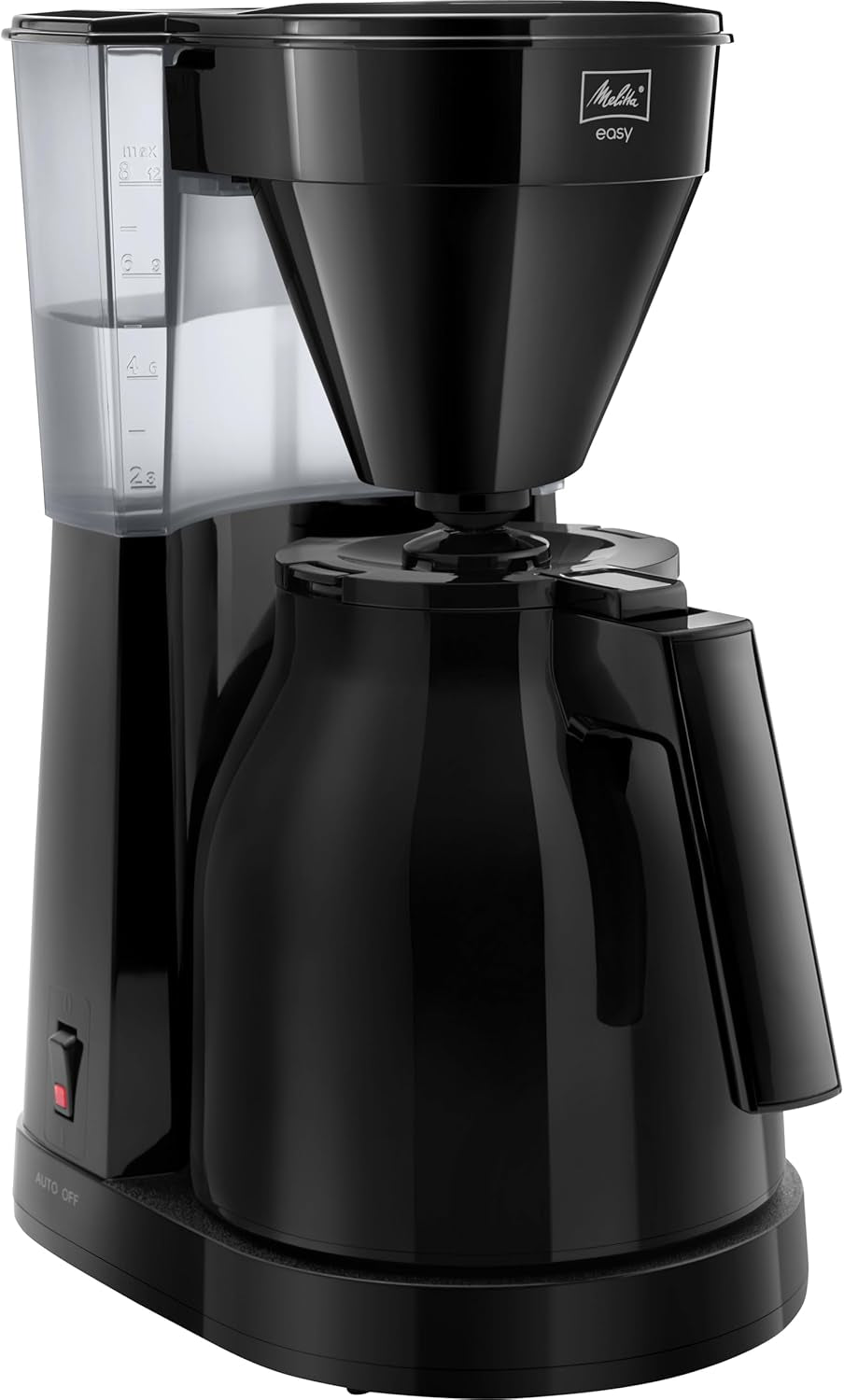 Melitta Easy – Machine à expresso avec filtre et carafe en verre, pour jusqu'à 10 tasses de café, noir