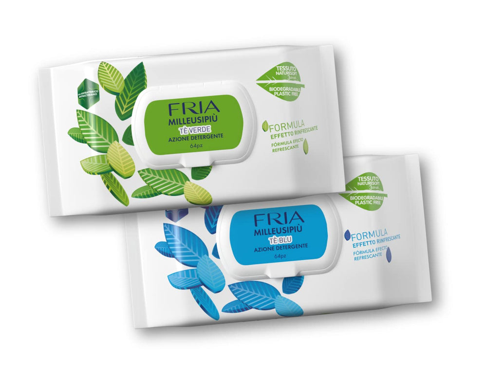 MilleusiPiu Maxi avec couvercle, 64 lingettes humides, 64 unités