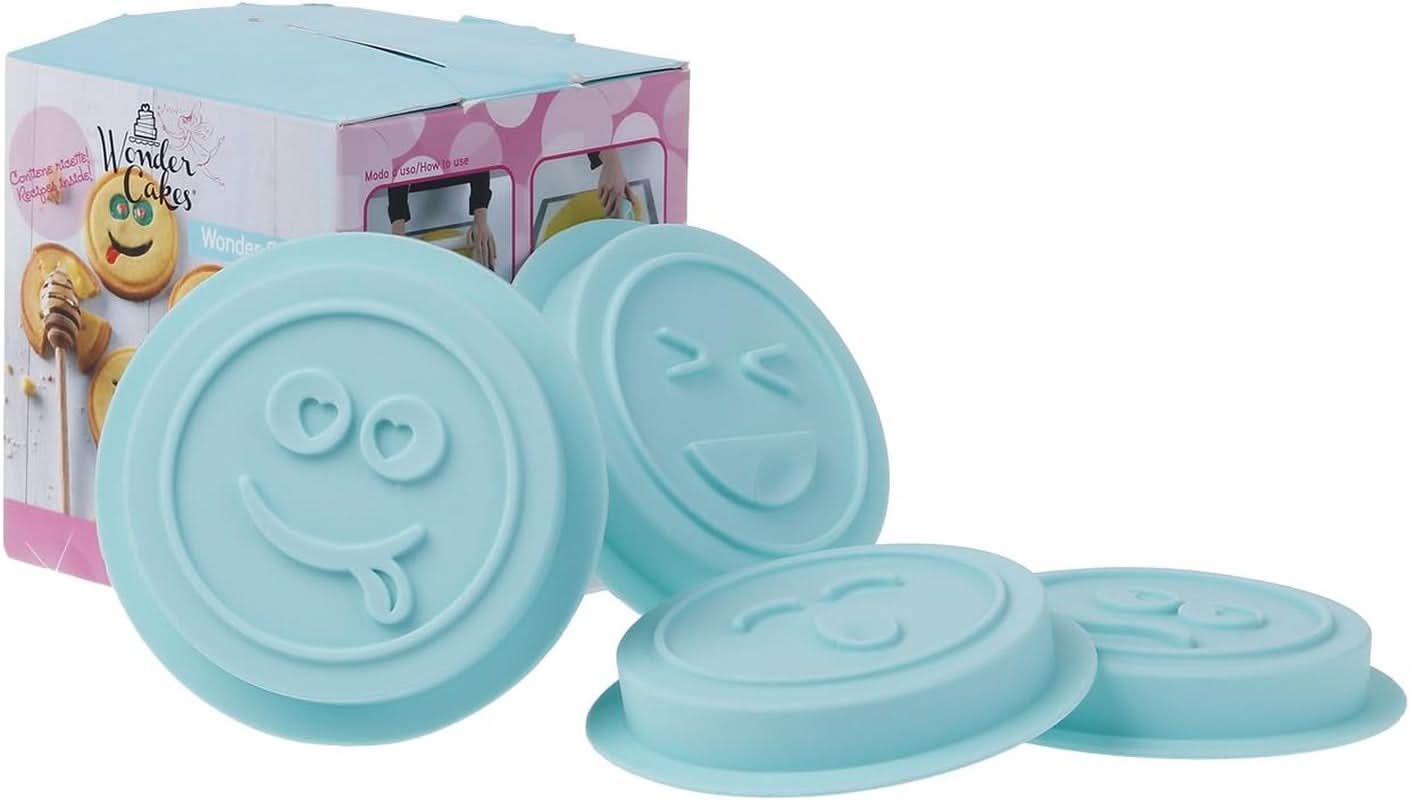 Silikomart 25.440.39.0069, Set d'emporte-pièces Emoji, Ø73 MM Naty Shop