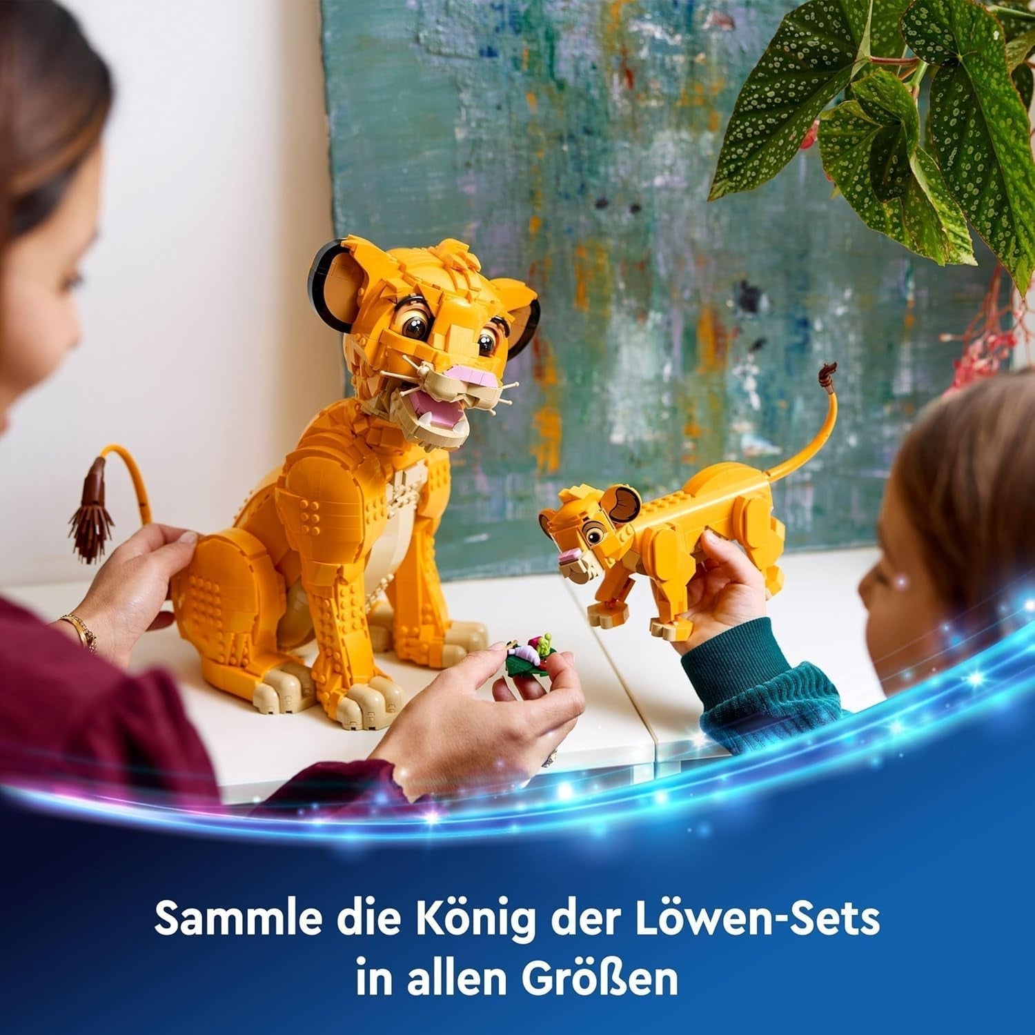 LEGO Ç€ Disney Simba, le lionceau du roi lion, jouet de construction pour enfants, set de jeu fantastique avec la figure du lion, idée cadeau sympa pour filles et garçons à partir de 6 ans, jouet pour enfants 43243 Jeux de construction Beuche den LEGO-Store