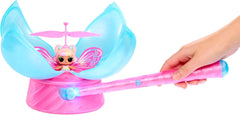 Mdr Surprise ! Magic Flyers Fairies Tots - Flower Child - Comprend 1 poupée et 1 baguette magique dans un paquet en forme de fleur, 2 à collectionner, Rose
