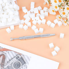 250 pièces Nail Art Schwamm Mit Metallgreifer Éponge Ombre Pinsel Nailart Nageldesign Zubehör Nagelstudio Zubehör Für DIY Babyboomer Effekte Ombre Gradient Nageldesign