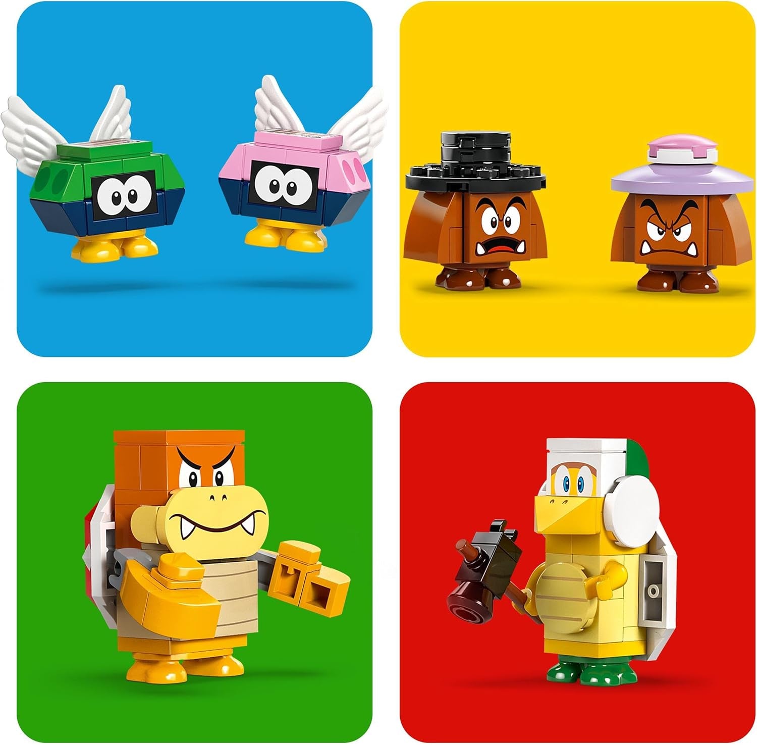 LEGO Super Mario Express Bowser Train Kids Adventure Playset avec Hammer Brother 2 Gumbas et 2 Paracrectures Nintendo Cadeau pour garçons filles joueurs 71437 Jeux de construction Besuche den LEGO-Store